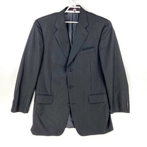 Samuelsohn  Suit Jacket Gray 100% Wool 44 Long
